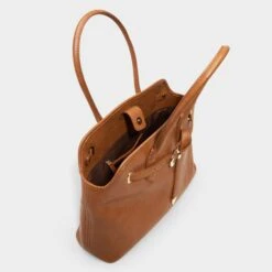 Aldo Eevangeliaax Structured Leather Tote Bag -The Aldo Shop product 14180263 eevangeliaax brown 236 002 029 alt2 sq gy