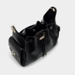 Aldo Stilaax Quilted Leather Drawstring Shoulder Bag 11 Aldo Stilaax Quilted Leather Drawstring Shoulder Bag -The Aldo Shop product 14180283 stilaax black 001 002 029 alt2 sq gy