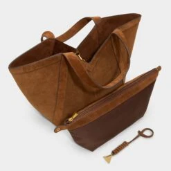 Aldo Soulaa Suede Tote Bag with Pyramid Tassel Detail -The Aldo Shop product 14180285 soulaa brown 221 001 029 alt2 sq gy