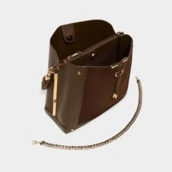 Aldo Nalaynaa - Brown Leather and Suede Hobo Bag with Braided Handle -The Aldo Shop product 14180296 nalaynaa brown 200 002 029 alt2 sq gy