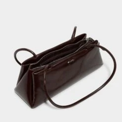 Aldo Alesiaa Women's Slim Brown Leather Baguette Shoulder Bag -The Aldo Shop product 14180618 alesiaa brown 200 002 029 alt2 sq gy