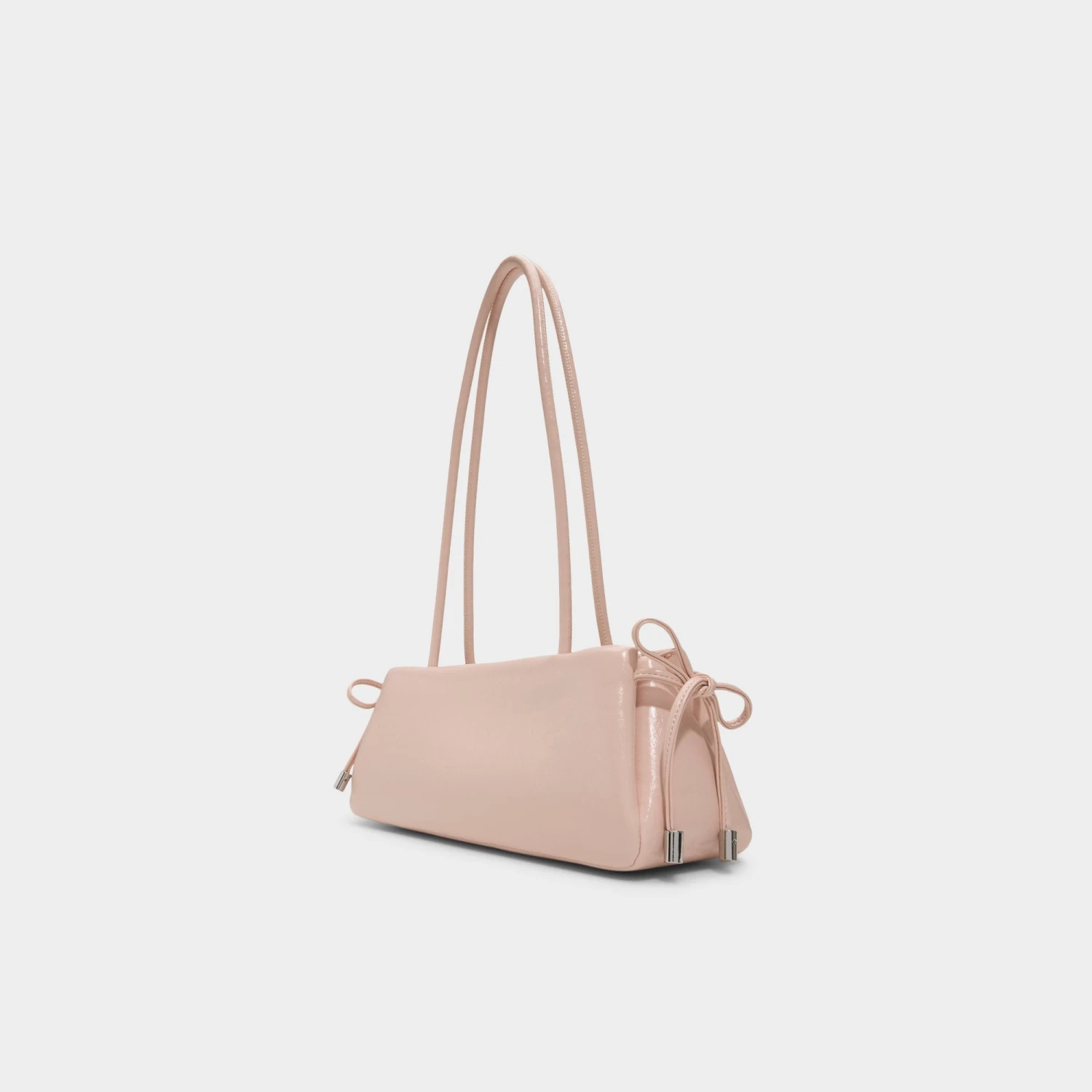 Aldo Alesandraa Blush Patent Leather Baguette Shoulder Bag 4 Aldo Alesandraa Blush Patent Leather Baguette Shoulder Bag - Image 2