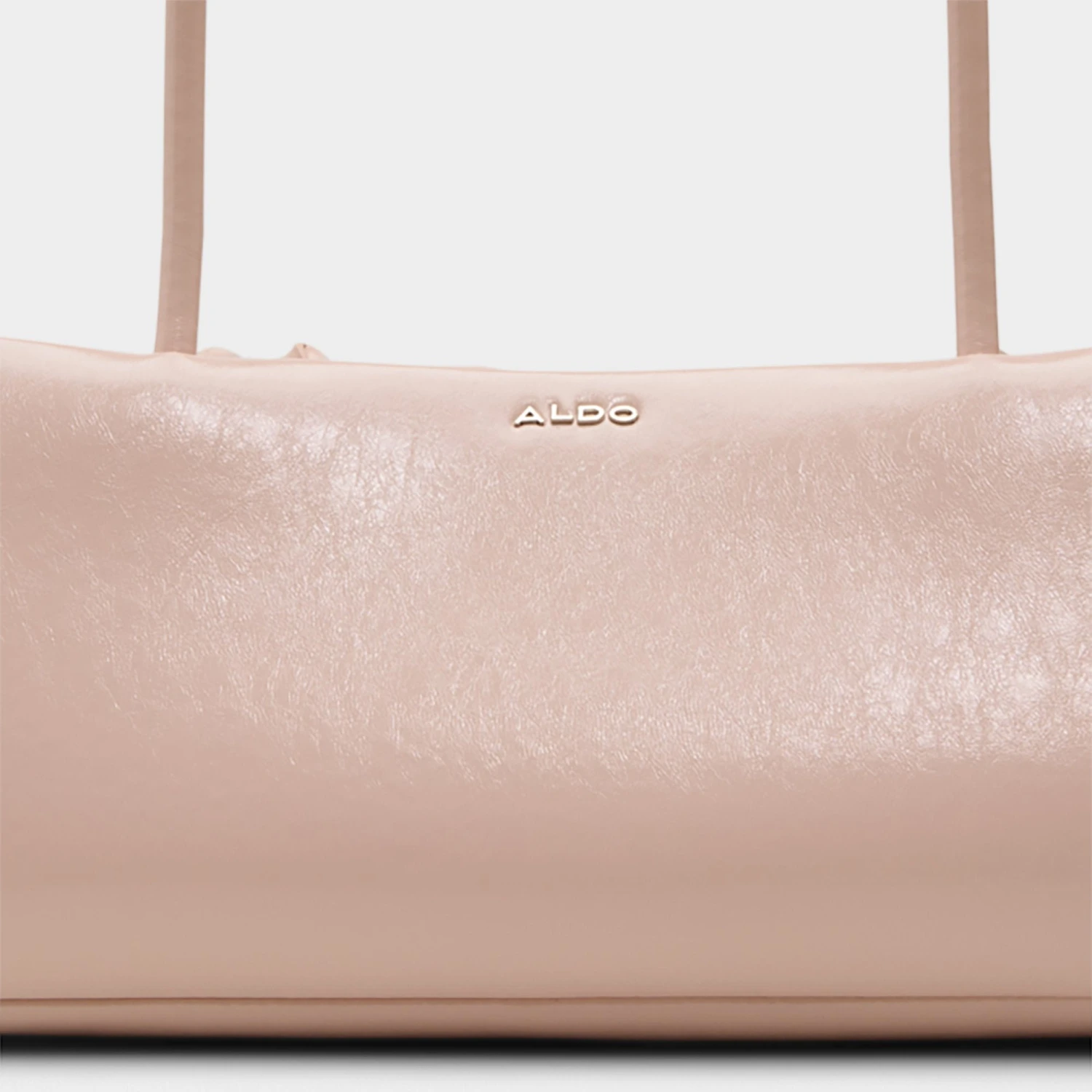 Aldo Alesandraa Blush Patent Leather Baguette Shoulder Bag 7 Aldo Alesandraa Blush Patent Leather Baguette Shoulder Bag - Image 5