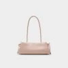 Aldo Alesandraa Blush Patent Leather Baguette Shoulder Bag -The Aldo Shop product 14180627 alesandraa pink 650 002 029 main sq gy