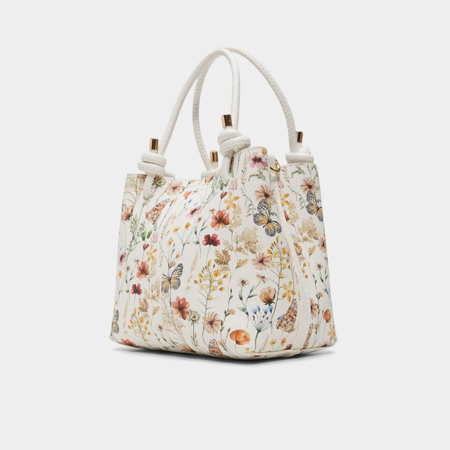 Aldo Evililyaax Wildflower Print Leather Top-Handle Bag 4 Aldo Evililyaax Wildflower Print Leather Top-Handle Bag - Image 2