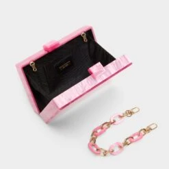 Aldo Mareinaa Pearly Pink Marble Resin Box Clutch -The Aldo Shop product 14180637 mareinaa pink 650 002 029 alt2 sq gy