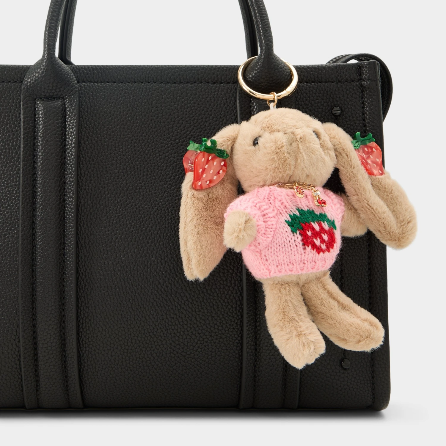 Aldo Berrihop Bunny Bag Charm - Strawberry Edition 5 Aldo Berrihop Bunny Bag Charm - Strawberry Edition - Image 3