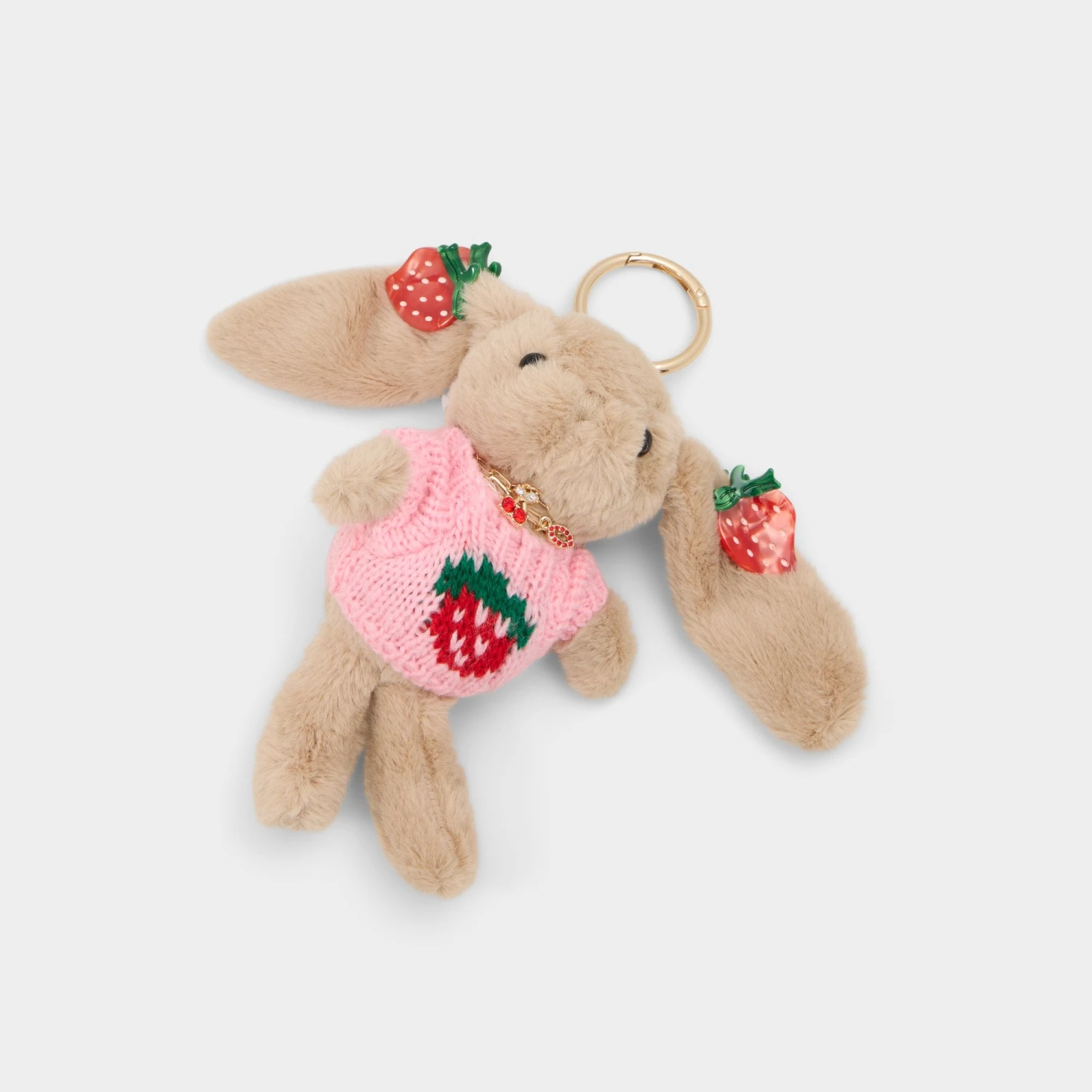 Aldo Berrihop Bunny Bag Charm - Strawberry Edition 3 Aldo Berrihop Bunny Bag Charm - Strawberry Edition