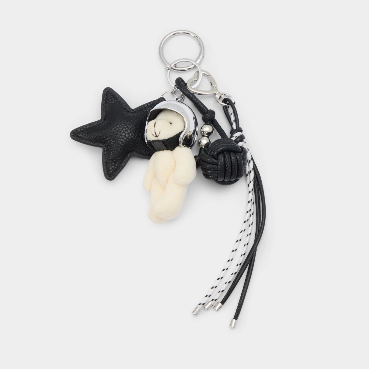 Aldo Astrobear White Bear Bag Charm with Star Detail 3 Aldo Astrobear White Bear Bag Charm with Star Detail