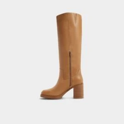 Aldo Juny Burnished Leather Knee-High Platform Boots -The Aldo Shop product 14183537 juny brown 230 001 006 alt2 sq gy