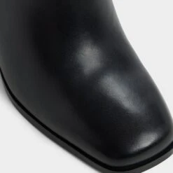 Aldo Elyze Black Leather Knee-High Boots with Block Heel -The Aldo Shop product 14183540 elyze black 001 001 043 detail sq gy