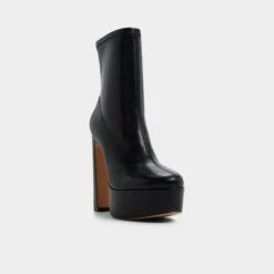 Aldo Brejara Platform Stiletto Leather Ankle Boots 13 Aldo Brejara Platform Stiletto Leather Ankle Boots -The Aldo Shop product 14183546 brejara black 001 002 045 alt3 sq gy