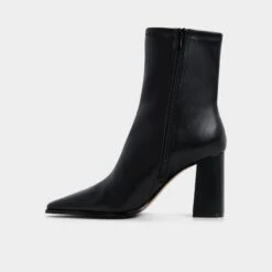 Aldo Figgy Leather Mid-Calf Block Heel Boots 12 Aldo Figgy Leather Mid-Calf Block Heel Boots -The Aldo Shop product 14183548 figgy black 001 002 045 alt2 sq gy
