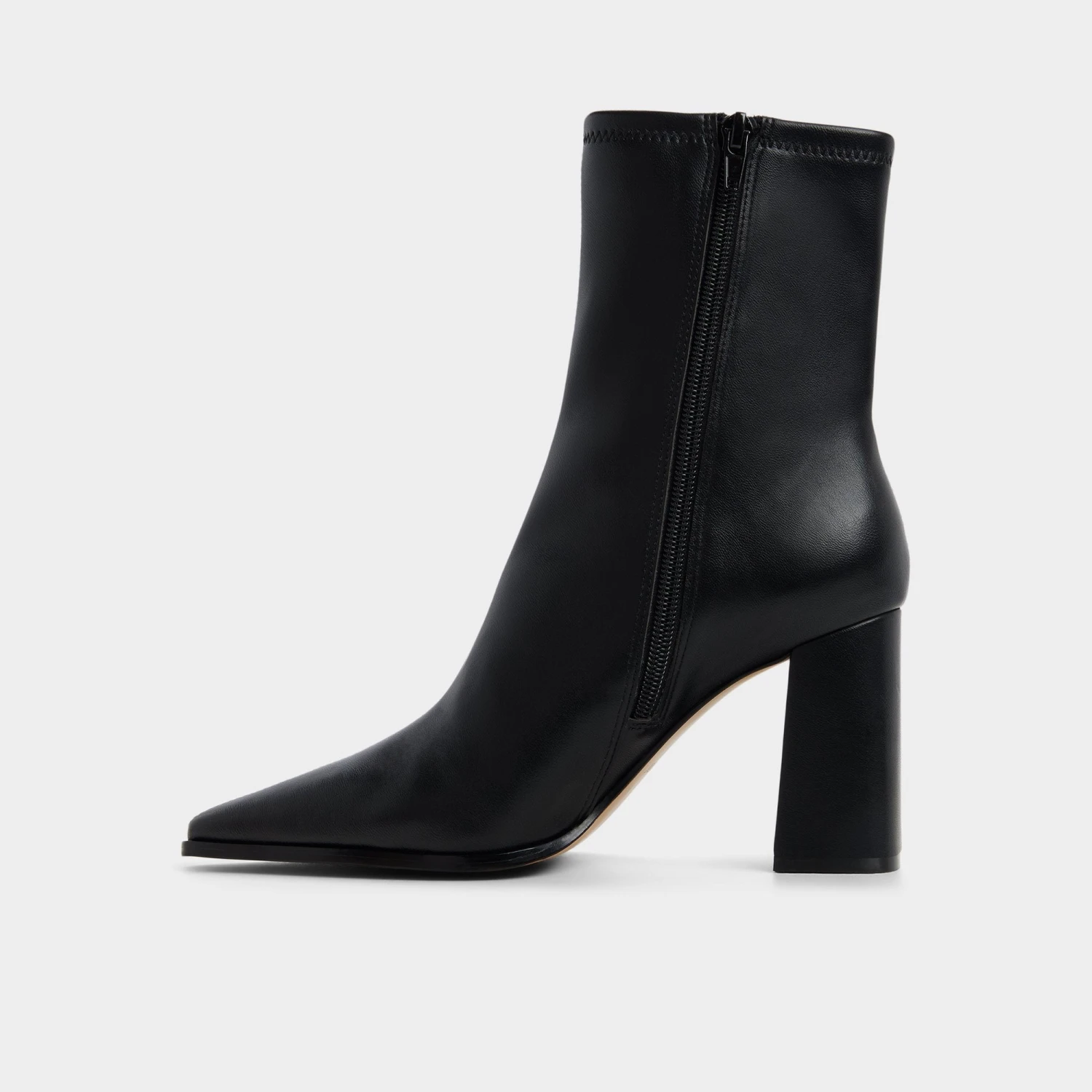 Aldo Figgy Leather Mid-Calf Block Heel Boots 5 Aldo Figgy Leather Mid-Calf Block Heel Boots - Image 3