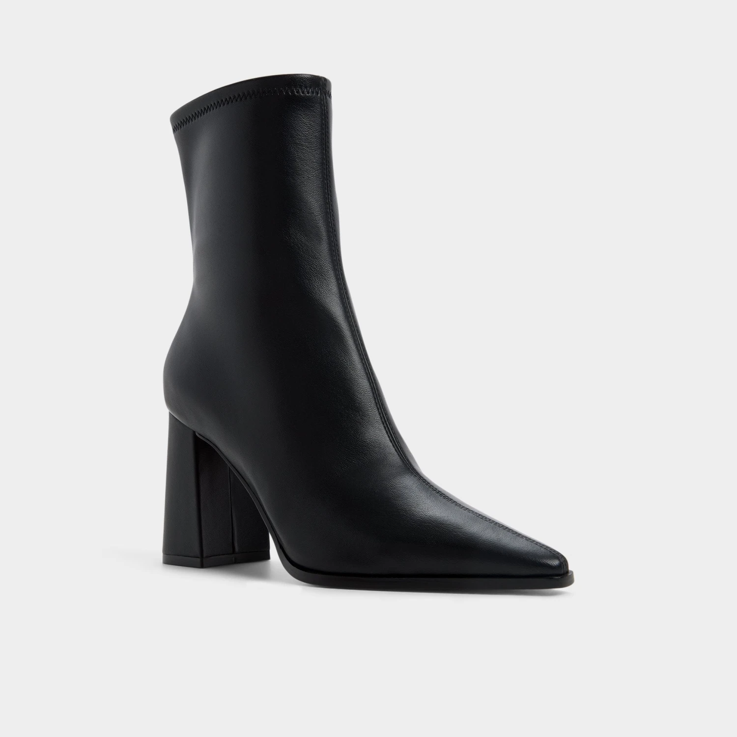 Aldo Figgy Leather Mid-Calf Block Heel Boots 6 Aldo Figgy Leather Mid-Calf Block Heel Boots - Image 4