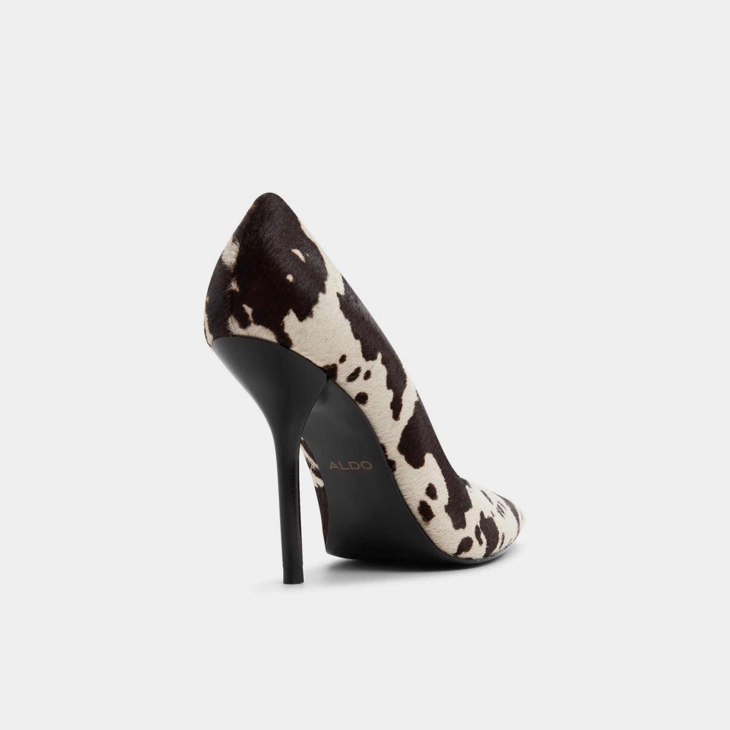 Aldo Emelie Cow-Print Faux Fur Pointed Toe Pump 4 Aldo Emelie Cow-Print Faux Fur Pointed Toe Pump - Image 2