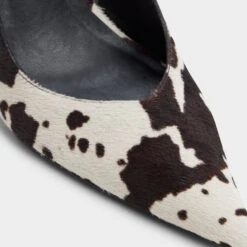 Aldo Emelie Cow-Print Faux Fur Pointed Toe Pump 16 Aldo Emelie Cow-Print Faux Fur Pointed Toe Pump -The Aldo Shop product 14183595 emelie brown 241 001 037 detail sq gy
