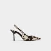 Aldo Seralina Cow-Print Slingback Stiletto Heels -The Aldo Shop product 14184491 seralina brown 241 001 037 main sq gy