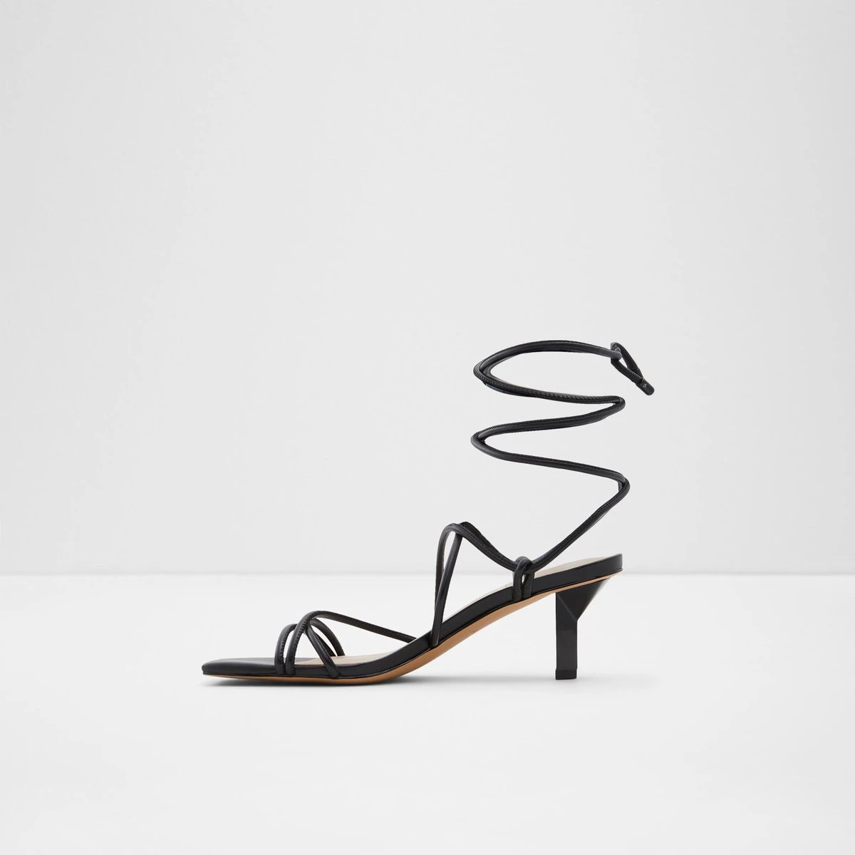 Pillow WalkPythodinaStrappy Heeled Sandal - Kitten Heel 5 Pillow WalkPythodinaStrappy Heeled Sandal - Kitten Heel - Image 3