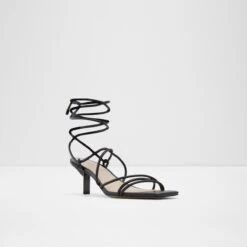 Pillow WalkPythodinaStrappy Heeled Sandal - Kitten Heel 10 Pillow WalkPythodinaStrappy Heeled Sandal - Kitten Heel -The Aldo Shop pythodina black 001 002 043 alt3 sq nt 1200x1200
