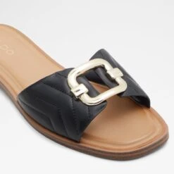 Pillow WalkQelajarSlide Sandal -The Aldo Shop qelajar black 001 002 039 alt4 sq nt 1200x1200
