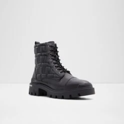 Final Sale - The Item Cannot Be ReturnedQuiltCombat Boots - Lug Sole 13 Final Sale - The Item Cannot Be ReturnedQuiltCombat Boots - Lug Sole -The Aldo Shop quilt black 007 001 043 alt3 sq nt 1200x1200