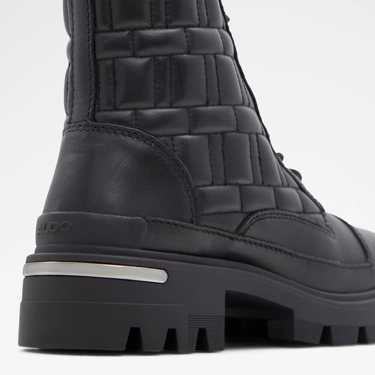 Final Sale - The Item Cannot Be ReturnedQuiltCombat Boots - Lug Sole 8 Final Sale - The Item Cannot Be ReturnedQuiltCombat Boots - Lug Sole - Image 6