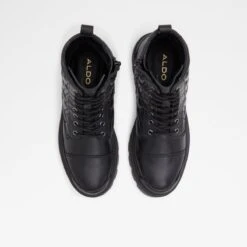 Final Sale - The Item Cannot Be ReturnedQuiltCombat Boots - Lug Sole 15 Final Sale - The Item Cannot Be ReturnedQuiltCombat Boots - Lug Sole -The Aldo Shop quilt black 007 001 043 alt5 sq nt 1200x1200