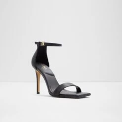 Flexible SolesRenzaStrappy Heeled Sandal - Stiletto Heel -The Aldo Shop renza black 001 001 043 alt3 sq nt 1200x1200