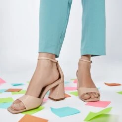 Flexible SolesSafdieAnkle Strap Heeled Sandal - Block Heel 17 Flexible SolesSafdieAnkle Strap Heeled Sandal - Block Heel -The Aldo Shop safdie beige 270 001 043 look part sq nt 1200x1200