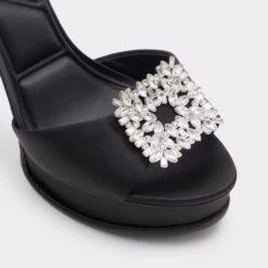 Online ExclusiveSolitairaStrappy Heeled Sandal - Platform 12 Online ExclusiveSolitairaStrappy Heeled Sandal - Platform -The Aldo Shop solitaira black 001 003 032 alt4 sq gy 2000x2000