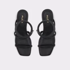 &New NewSpinnaStrappy Flat Sandal -The Aldo Shop spinna black 001 002 043 alt5 sq gy 2000x2000