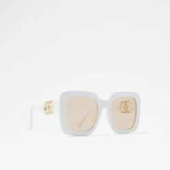 &New NewThalin Oversized Square Sunglasses -The Aldo Shop thalin white 100 alt1 sq nt 1200x1200