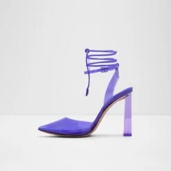 Final Sale - The Item Cannot Be ReturnedTilahStrappy Heeled Shoe -The Aldo Shop tilah purple 520 002 020 alt2 sq nt 1200x1200