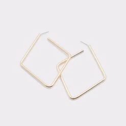 Torus Metal Hoop Earrings - Elegant Conversation-Starting Jewelry