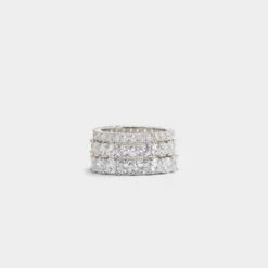 Uniawen Stackable Cubic Zirconia Rings for Women