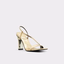 VermeilSling Back Heeled Sandal -The Aldo Shop vermeil gold 710 001 044 alt3 sq gy 2000x2000