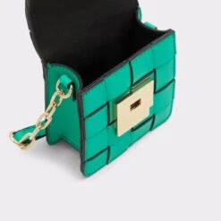 WovenaxMini Top Handle Bag 8 WovenaxMini Top Handle Bag -The Aldo Shop wovenax green 301 002 043 alt2 sq gy 2000x2000