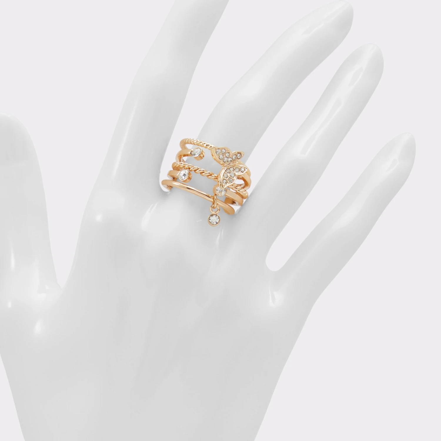 &New Wyloria Stackable Rings - Elegant & Versatile Metal Ring Set 4 &New Wyloria Stackable Rings - Elegant & Versatile Metal Ring Set - Image 2