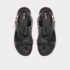 ZainoStrappy Flat Sandal -The Aldo Shop zaino black 001 001 008 alt5 sq gy 2000x2000